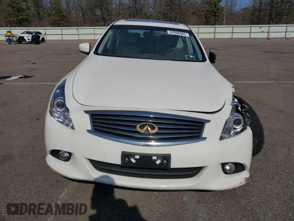 2015 Infiniti Q40 with VIN JN1CV6AR3FM524441, listed as a Copart auction lot 52998465 with 0 mi miles and Salvage Title. Bid and sale history available at carsss.com. Image 5.