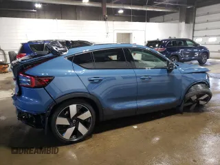 2023 Volvo C40 Recharge Pure Electric Ultimate with VIN YV4ED3GM3P2058250, listed as a Copart auction lot 48701894 with Not Provided miles. Bid and sale history available at carsss.com. Image 3.