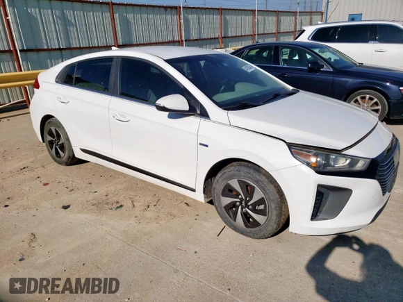 2019 Hyundai Ioniq SEL with VIN KMHC75LCXKU112520, listed as a Copart auction lot 54106345 with 119,965 mi miles and Clean Title. Bid and sale history available at DreamBid. Image 4.