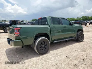 2022 Nissan Frontier SV with VIN 1N6ED1EJ1NN609865, listed as a Copart auction lot 61046005 with 44,458 mi miles and Salvage title. Bid and sale history available at DreamBid. Image 3.