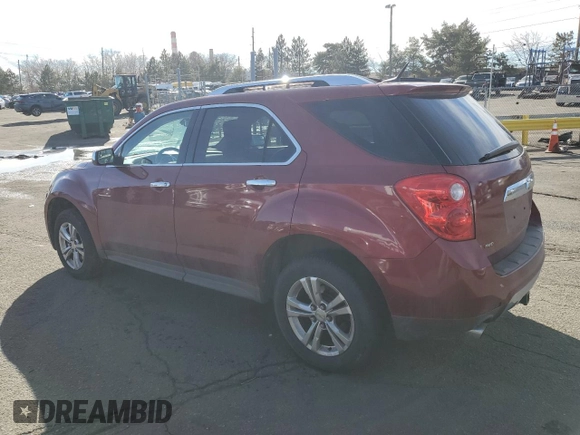 2012 Chevrolet Equinox LTZ with VIN 2GNFLGE57C6302399, listed as a Copart auction lot 46603845 with 140,072 mi miles and Salvage Title. Bid and sale history available at carsss.com. Image 2.
