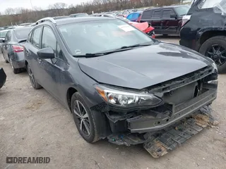 2019 Subaru Impreza Premium with VIN 4S3GTAD65K3739604, listed as a IAAI auction lot 41752338 with 89,030 mi miles. Bid and sale history available at carsss.com. Image 1.