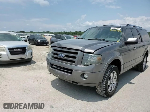 2010 Ford Expedition Max Limited with VIN 1FMJK2A58AEB68702, listed as a Copart auction lot 61085195 with 244,370 mi miles and Salvage title. Bid and sale history available at DreamBid. Image 14.