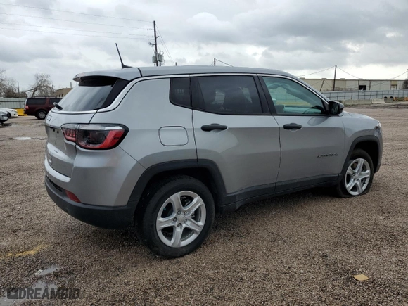 2024 Jeep Compass Sport with VIN 3C4NJDAN7RT578889, listed as a Copart auction lot 45008715 with 8,830 mi miles and Clean Title. Bid and sale history available at carsss.com. Image 3.