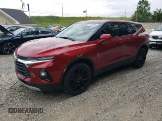 2021 Chevrolet Blazer LT with VIN 3GNKBBRA9MS531696, listed as a Copart auction lot 61729745 with 126,510 mi miles and Salvage title. Bid and sale history available at DreamBid. Image 1.