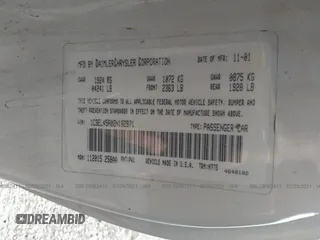 2002 Chrysler Sebring с VIN 1C3EL45R02N182871, выставлен на аукционе IAAI как лот 41238268 с пробегом Не указан миль и . История ставок и продаж доступна на DreamBid. Изображение 9.