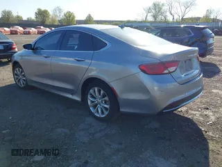 2015 Chrysler 200 C with VIN 1C3CCCCB7FN583055, listed as a IAAI auction lot 42062923 with 105,810 mi miles. Bid and sale history available at carsss.com. Image 3.
