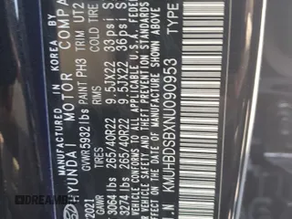 2022 Genesis GV80 с VIN KMUHBDSBXNU090953, выставлен на аукционе Copart как лот 61228025 с пробегом Не указан миль и Списание • Salvage title. История ставок и продаж доступна на DreamBid. Изображение 13.