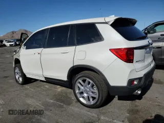 2025 Honda Passport EX-L z VIN 5FNYF8H59SB012829, wystawiony jako Copart lot #49347645 z przebiegiem 1480 mil mil oraz Szkody całkowita. Historia ofert i sprzedaży dostępna na DreamBid. Obrazek 2.