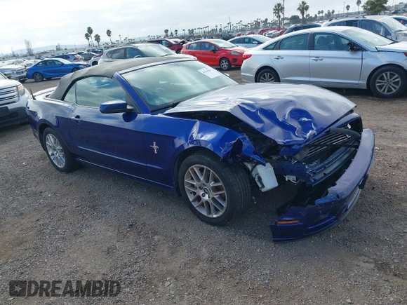 2013 Ford Mustang V6 with VIN 1ZVBP8EM2D5249971, listed as a IAAI auction lot 41501581 with 80,148 mi miles and . Bid and sale history available at DreamBid. Image 1.