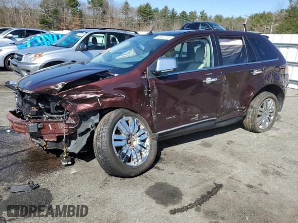 2010 Lincoln MKX with VIN 2LMDJ8JC8ABJ33529, listed as a Copart auction lot 49412705 with 163,677 mi miles and Clean Title. Bid and sale history available at DreamBid. Image 1.