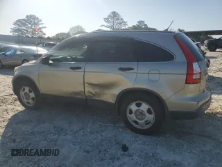 2007 Honda CR-V LX with VIN JHLRE38327C016379, listed as a Copart auction lot 52254785 with 203,502 mi miles and Salvage Title. Bid and sale history available at carsss.com. Image 2.