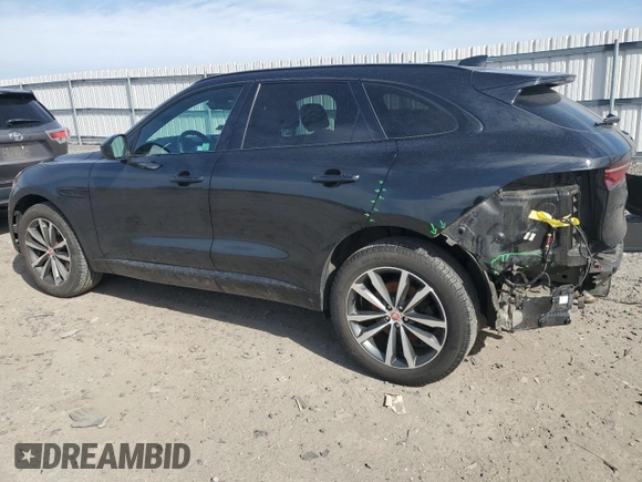 2022 Jaguar F-Pace S with VIN SADCJ2EX4NA702078, listed as a Copart auction lot 47870355 with 55,530 mi miles and Salvage title. Bid and sale history available at DreamBid. Image 2.