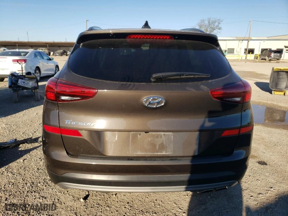 2020 Hyundai Tucson Sport with VIN KM8J33AL3LU110782, listed as a Copart auction lot 87068294 with 24,782 mi miles and Salvage Title. Bid and sale history available at carsss.com. Image 6.