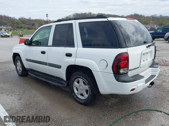 2003 Chevrolet TrailBlazer LS with VIN 1GNDT13S532343267, listed as a IAAI auction lot 41898734 with 237,267 mi miles and . Bid and sale history available at DreamBid. Image 3.