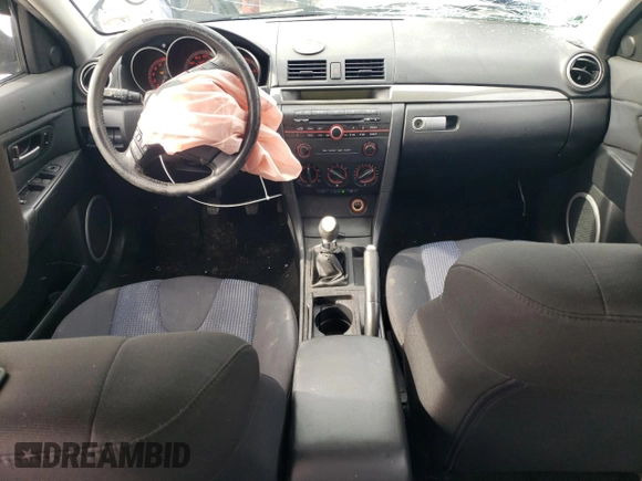 2005 Mazda 3 s with VIN JM1BK323051287045, listed as a Copart auction lot 50876495 with 155,405 mi miles and Salvage Title. Bid and sale history available at carsss.com. Image 8.