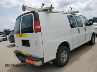 2014 Chevrolet Express Cargo with VIN 1GCWGFCA2E1915057, listed as a Copart auction lot 52590835 with 148,704 mi miles and Clean title. Bid and sale history available at DreamBid. Image 3.