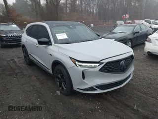 2023 Acura MDX w/A-Spec Package z VIN 5J8YE1H05PL042916, wystawiony jako IAAI lot #41809098 z przebiegiem 10 824 mil mil oraz . Historia ofert i sprzedaży dostępna na DreamBid. Obrazek 1.