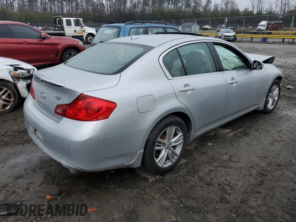 2010 Infiniti G37 x with VIN JN1CV6AR3AM253101, listed as a Copart auction lot 44177074 with Not Provided miles and Salvage Title. Bid and sale history available at carsss.com. Image 3.