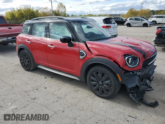 2024 MINI Countryman Cooper S with VIN WMZ53BR04R3R38803, listed as a Copart auction lot 76070924 with 11,384 mi miles and Salvage title. Bid and sale history available at DreamBid. Image 4.
