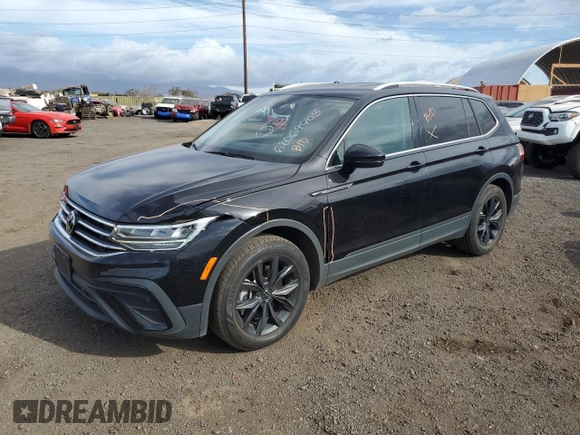 2024 Volkswagen Tiguan SE с VIN 3VV3B7AX9RM046921, выставлен на аукционе Copart как лот 62069405 с пробегом 23 787 миль миль и Чистый • Clean title. История ставок и продаж доступна на DreamBid. Изображение 1.