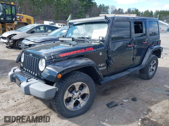 2017 Jeep Wrangler Unlimited Sahara with VIN 1C4BJWEG8HL711566, listed as a IAAI auction lot 42047290 with 147,789 mi miles and . Bid and sale history available at DreamBid. Image 18.