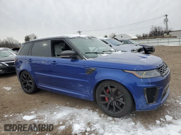 2021 Land Rover Range Rover Sport SVR z VIN SALWZ2RE9MA772872, wystawiony jako Copart lot #44192245 z przebiegiem 68 761 mil mil oraz Szkoda całkowita • Salvage title. Historia ofert i sprzedaży dostępna na DreamBid. Obrazek 4.