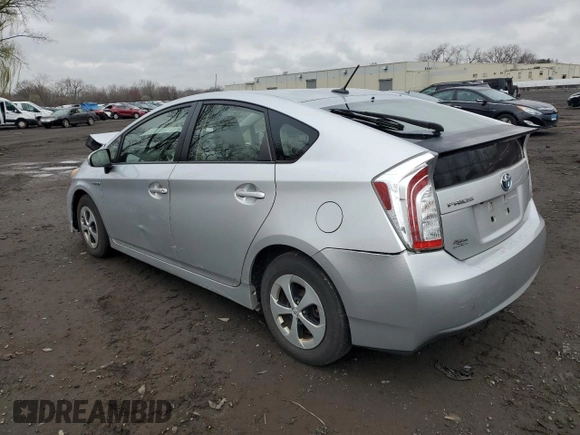 2012 Toyota Prius One with VIN JTDKN3DU6C5444631, listed as a Copart auction lot 52697135 with 179,445 mi miles and Salvage Title. Bid and sale history available at carsss.com. Image 2.