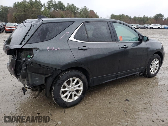 2018 Chevrolet Equinox LT with VIN 2GNAXSEV5J6317661, listed as a Copart auction lot 52283385 with 142,526 mi miles and Salvage Title. Bid and sale history available at carsss.com. Image 3.