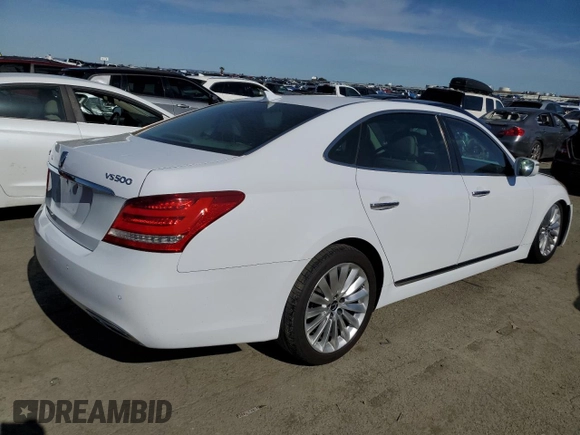 2014 Hyundai Equus Ultimate с VIN KMHGH4JH0EU084948, выставлен на аукционе Copart как лот 44762455 с пробегом 112 625 миль миль и Списание • Salvage title. История ставок и продаж доступна на DreamBid. Изображение 3.