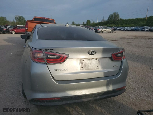 2015 Kia Optima Hybrid with VIN KNAGM4AD4F5086305, listed as a Copart auction lot 50992664 with NaN miles and Salvage Title. Bid and sale history available at carsss.com. Image 6.