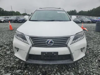 2014 Lexus RX 450h with VIN JTJBC1BA7E2458042, listed as a Copart auction lot 61008905 with 119,368 mi miles and Salvage title. Bid and sale history available at DreamBid. Image 5.