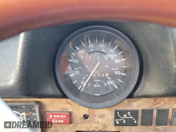 1979 Volkswagen Beetle with VIN 1592031742, listed as a Copart auction lot 77628044 with 93,929 mi miles and Salvage Title. Bid and sale history available at DreamBid. Image 9.