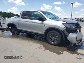 2021 Honda Ridgeline Sport with VIN 5FPYK3F18MB014841, listed as a Copart auction lot 63437765 with 52,293 mi miles and Salvage title. Bid and sale history available at DreamBid. Image 4.