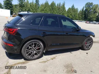 2021 Audi SQ5 Premium Plus with VIN WA1B4AFY7M2032061, listed as a Copart auction lot 59456094 with 15,309 mi miles and Salvage Title. Bid and sale history available at DreamBid. Image 3.