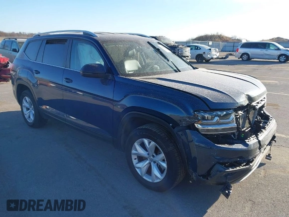 2019 Volkswagen Atlas SE z VIN 1V2WR2CA6KC564820, wystawiony jako IAAI lot #41807476 z przebiegiem 78 947 mil mil oraz . Historia ofert i sprzedaży dostępna na DreamBid. Obrazek 1.