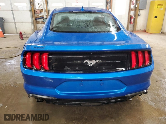 2021 Ford Mustang EcoBoost with VIN 1FA6P8TH5M5117612, listed as a Copart auction lot 45970355 with 42,379 mi miles and Salvage title. Bid and sale history available at DreamBid. Image 6.