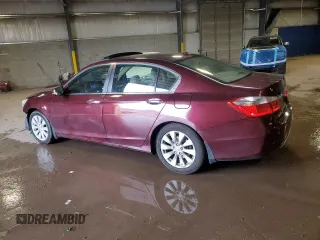2013 Honda Accord Sdn EX-L with VIN 1HGCR2F81DA254281, listed as a Copart auction lot 52910555 with 131,654 mi miles and Salvage Title. Bid and sale history available at carsss.com. Image 2.