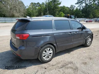 2016 Kia Sedona LX with VIN KNDMB5C15G6092159, listed as a Copart auction lot 67584274 with 143,102 mi miles and Salvage Title. Bid and sale history available at carsss.com. Image 3.