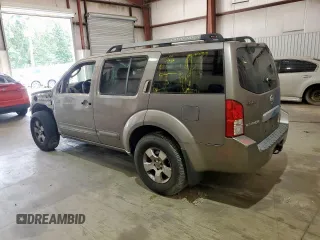 2005 Nissan Pathfinder LE with VIN 5N1AR18U45C705005, listed as a Copart auction lot 61138245 with 156,966 mi miles and Salvage title. Bid and sale history available at DreamBid. Image 2.