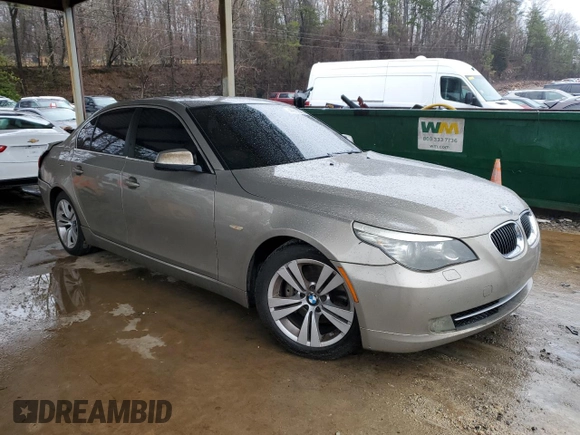 2010 BMW 5 Series 528i with VIN WBANU5C55AC364247, listed as a Copart auction lot 44917025 with 179,122 mi miles and Salvage Title. Bid and sale history available at carsss.com. Image 4.