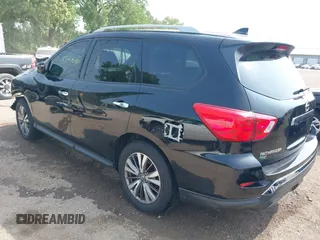 2019 Nissan Pathfinder SV with VIN 5N1DR2MM3KC598534, listed as a IAAI auction lot 42403130 with 117,213 mi miles and . Bid and sale history available at DreamBid. Image 3.
