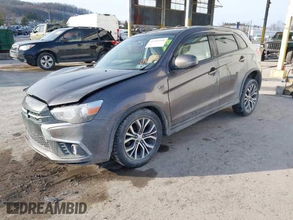 2018 Mitsubishi Outlander Sport ES 2.0 with VIN JA4AR3AU7JU020683, listed as a IAAI auction lot 41392938 with 130,244 mi miles. Bid and sale history available at carsss.com. Image 2.