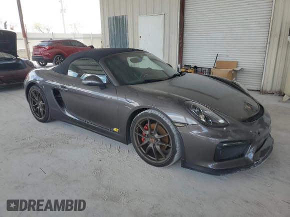 2013 Porsche Boxster S с VIN WP0CB2A89DS133583, выставлен на аукционе Copart как лот 54872935 с пробегом Не указан миль и Списание • Salvage title. История ставок и продаж доступна на DreamBid. Изображение 4.