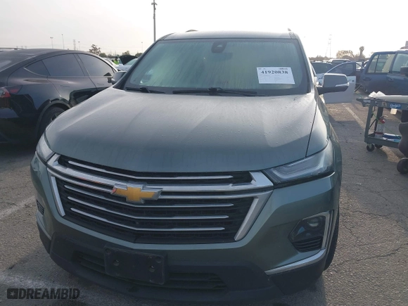 2022 Chevrolet Traverse LT Cloth with VIN 1GNEVGKWXNJ125081, listed as a IAAI auction lot 41920838 with 45,481 mi miles. Bid and sale history available at carsss.com. Image 12.