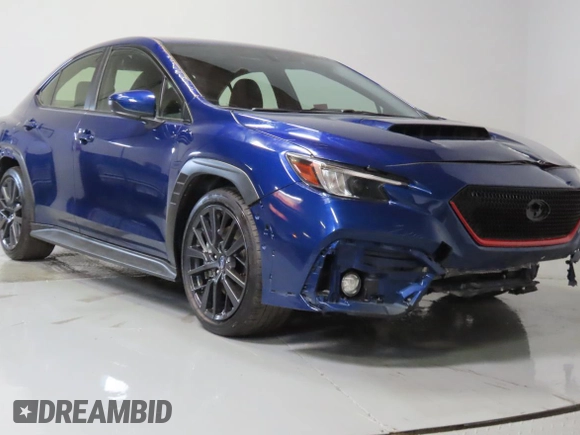 2024 Subaru WRX Premium with VIN JF1VBAH65R9819339, listed as a Copart auction lot 63643995 with 495 mi miles and Salvage title. Bid and sale history available at DreamBid. Image 1.