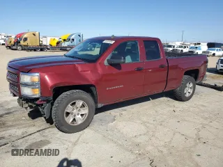 2014 Chevrolet Silverado 1500 LT with VIN 1GCRCREC1EZ351153, listed as a Copart auction lot 52461055 with 207,138 mi miles and Salvage Title. Bid and sale history available at DreamBid. Image 1.