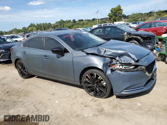 2021 Mazda 6 Grand Touring Reserve with VIN JM1GL1WYXM1616149, listed as a Copart auction lot 72136364 with 95,173 mi miles and Salvage Title. Bid and sale history available at DreamBid. Image 4.