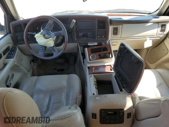 2005 Cadillac Escalade with VIN 1GYEC63N95R270512, listed as a Copart auction lot 77233714 with 120,722 mi miles and Salvage title. Bid and sale history available at DreamBid. Image 8.