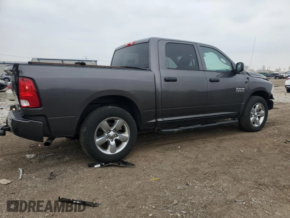2017 Ram 1500 Express z VIN 1C6RR7KG5HS674555, wystawiony jako Copart lot #52196805 z przebiegiem 130 100 mil mil oraz Szkoda całkowita • Salvage title. Historia ofert i sprzedaży dostępna na DreamBid. Obrazek 3.